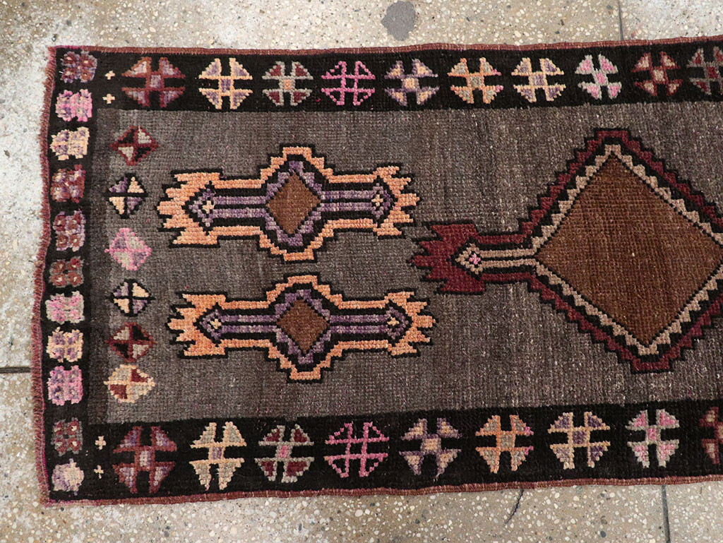 Vintage Turkish Anatolian Runner, No.33274 - Staging
