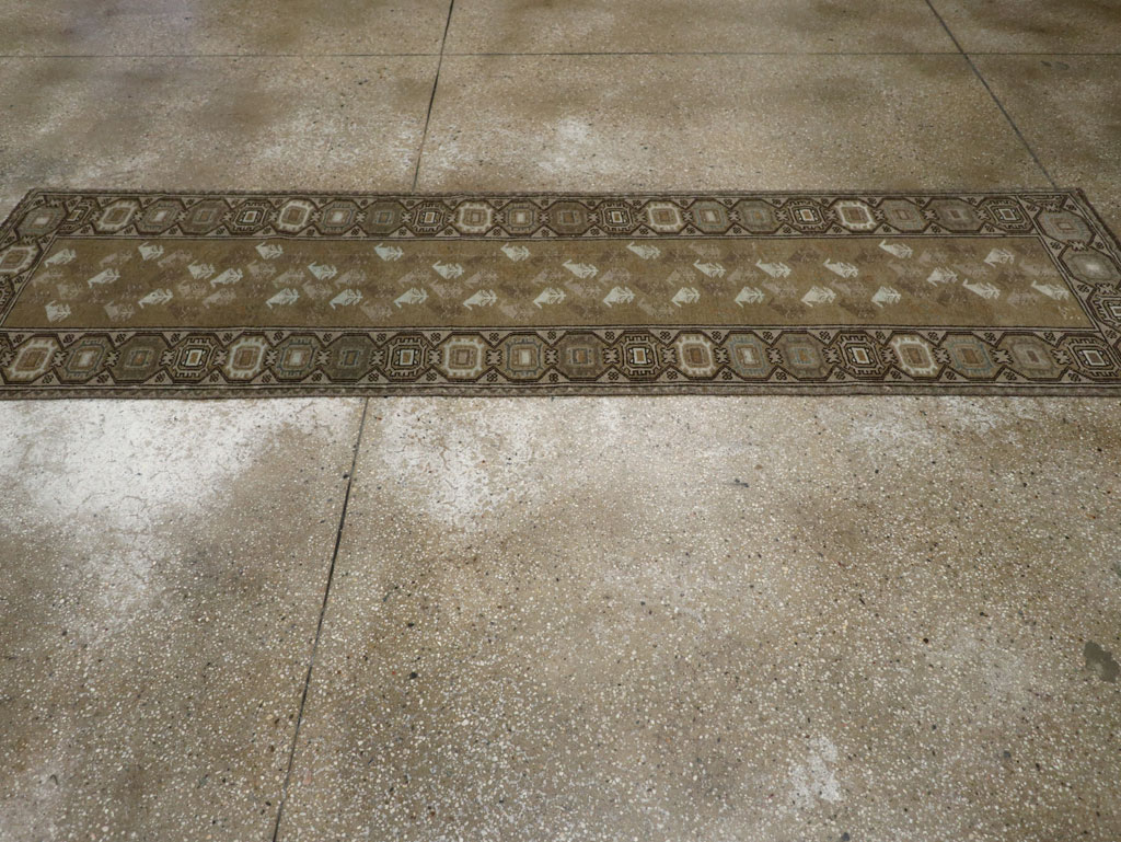 Vintage Persian Baluch Runner, No.33308 - Staging