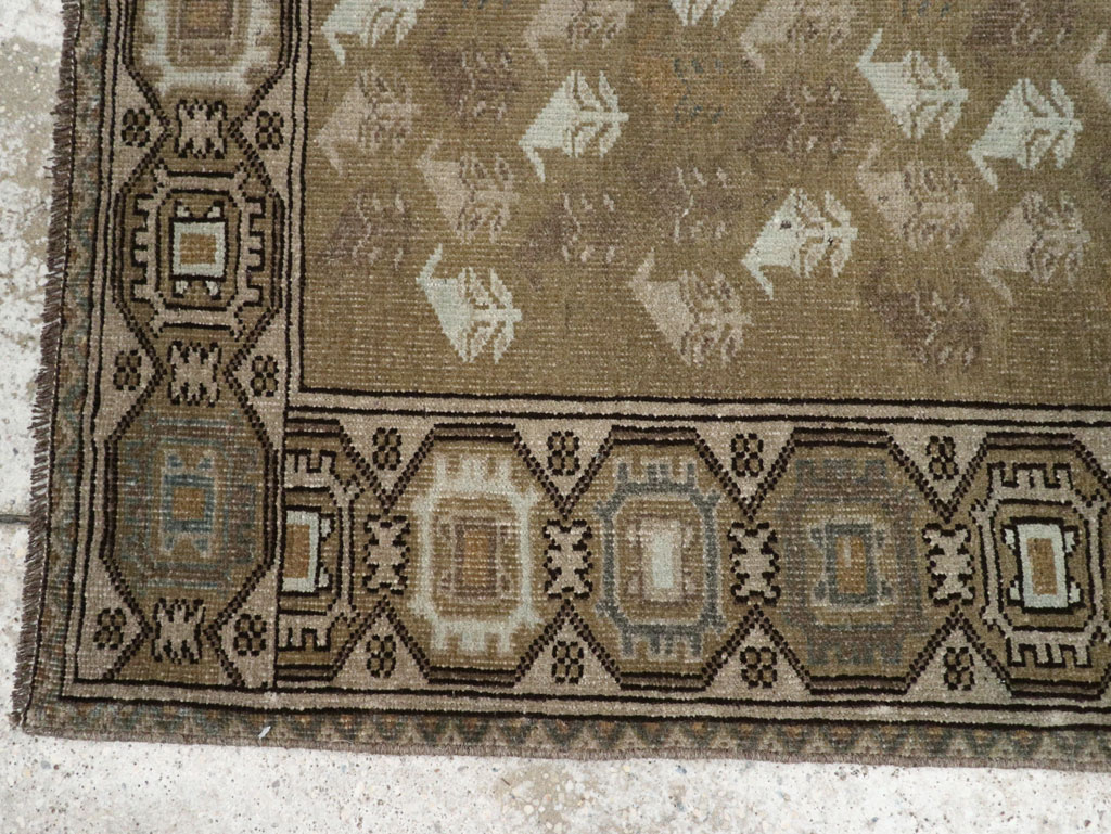 Vintage Persian Baluch Runner, No.33308 - Staging