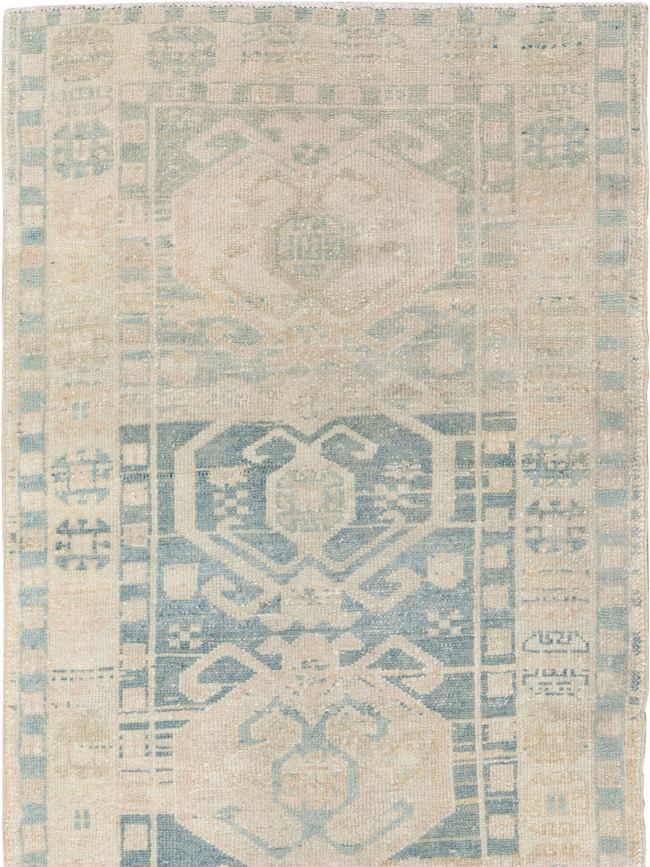 Antique Persian Heriz Runner, No.33309 - Staging