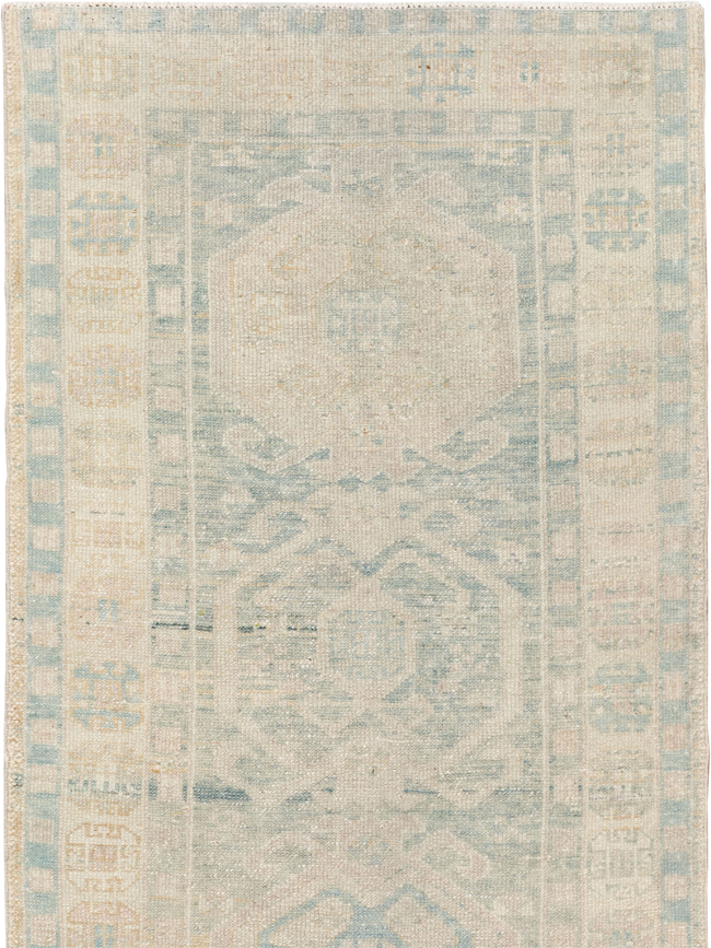 Antique Persian Heriz Runner, No.33309 - Staging