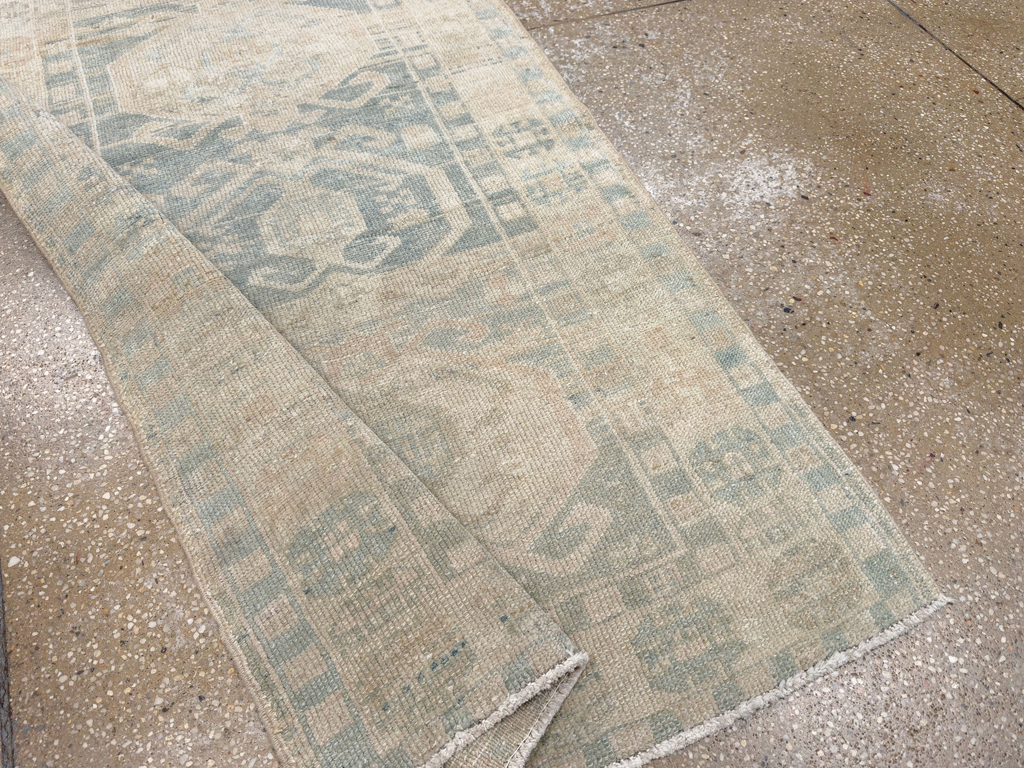 Antique Persian Heriz Runner, No.33309 - Staging