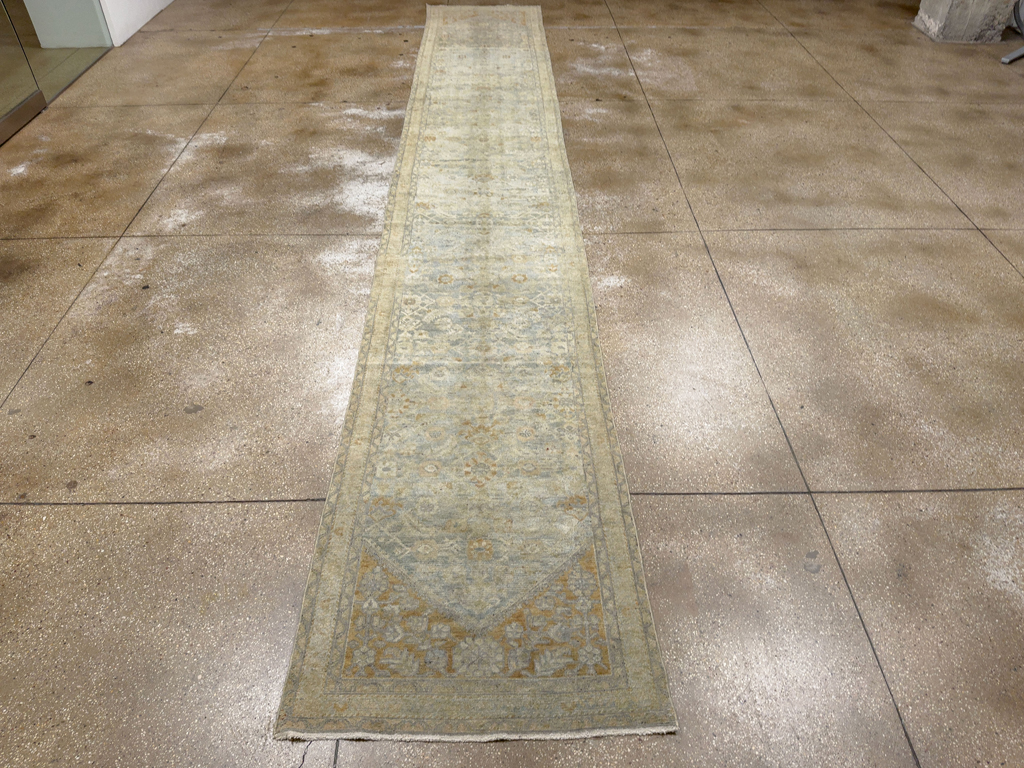 Antique Persian Malayer Long Runner (Pair: 2 of 2), No.33311 - Staging