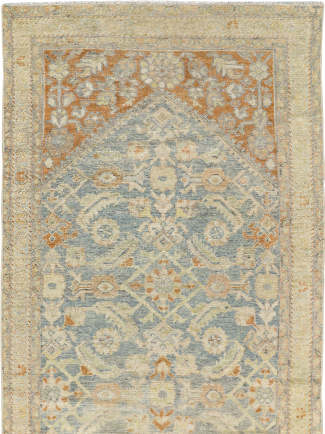 Antique Persian Malayer Long Runner (Pair: 1 of 2), No.33313 - Staging