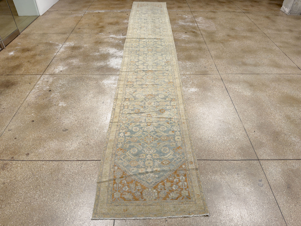 Antique Persian Malayer Long Runner (Pair: 1 of 2), No.33313 - Staging