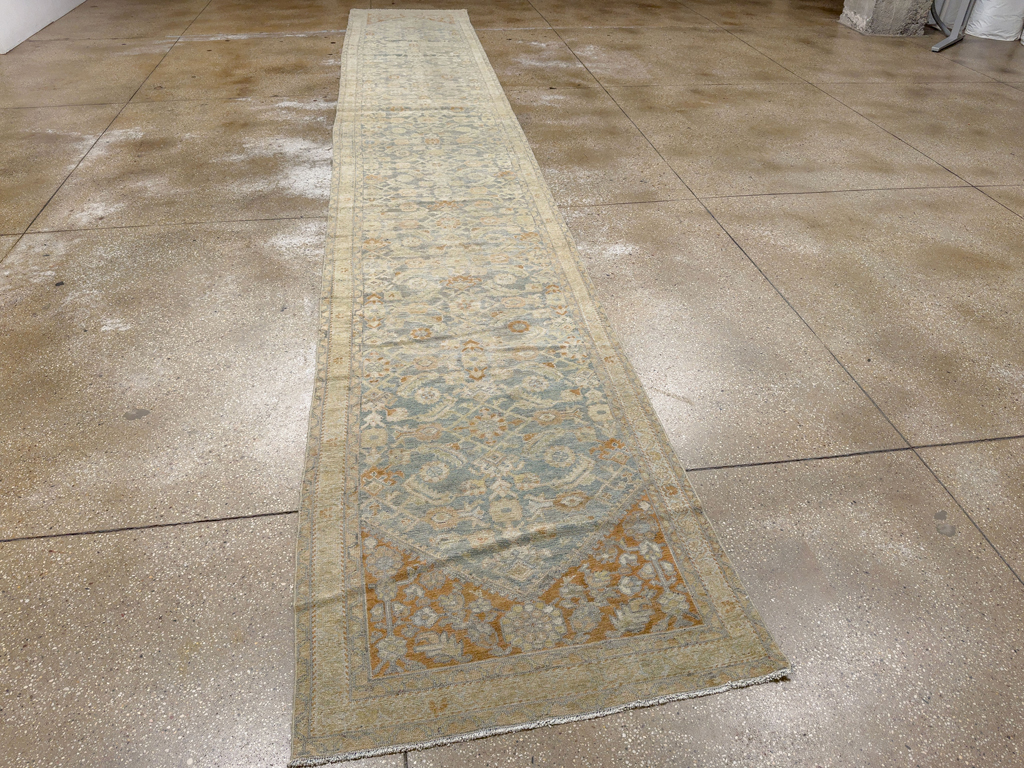 Antique Persian Malayer Long Runner (Pair: 1 of 2), No.33313 - Staging