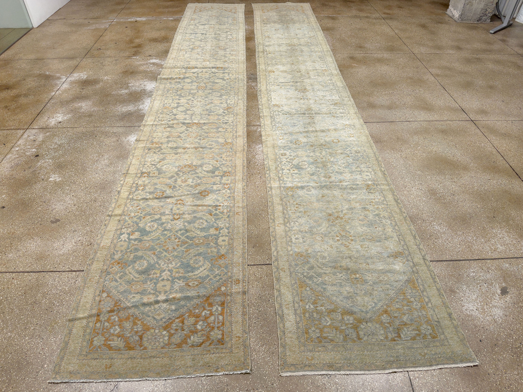 Antique Persian Malayer Long Runner (Pair: 1 of 2), No.33313 - Staging