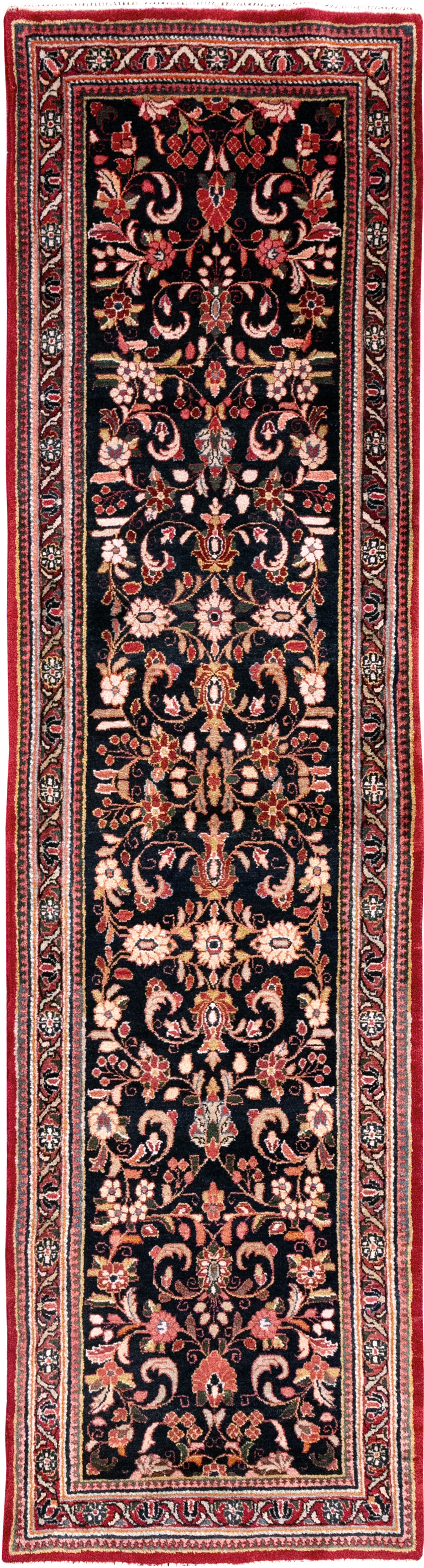 Vintage Persian Sarouk Runner (Pair: 1 of 2), No.33316 - Staging