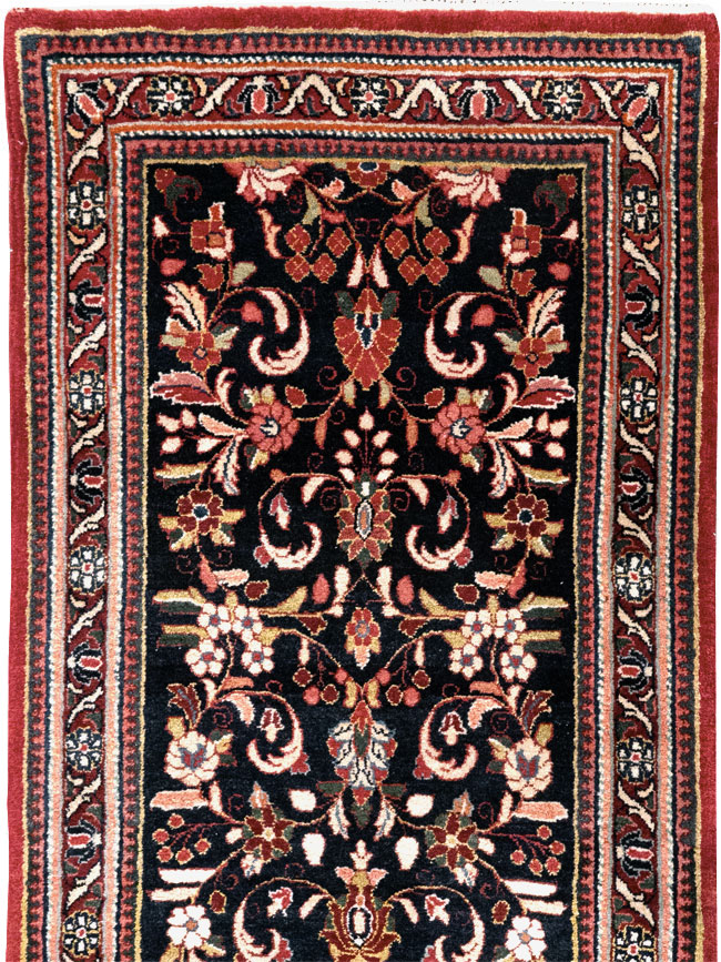 Vintage Persian Sarouk Runner (Pair: 1 of 2), No.33316 - Staging