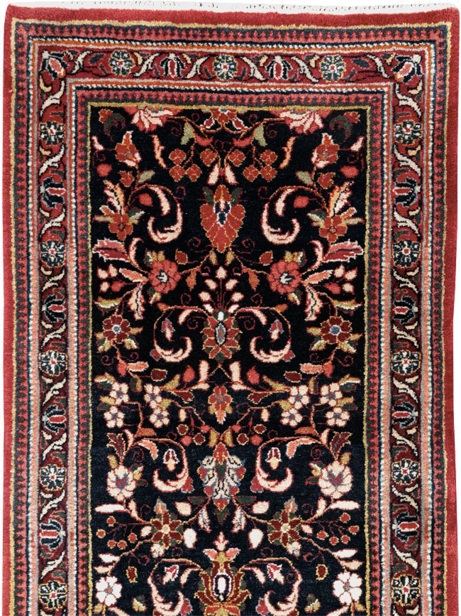 Vintage Persian Sarouk Runner (Pair: 2 of 2), No.33317 - Staging