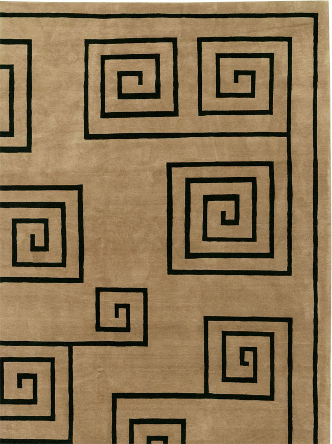 Modern Tibetan Contemporary Large Square Carpet, No.33323 - Staging