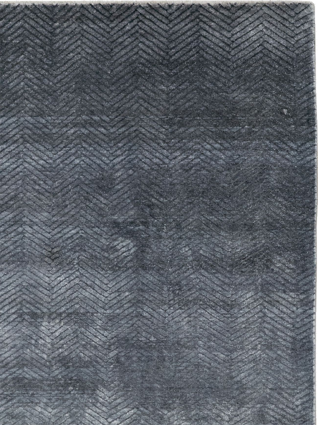 Modern Tibetan Accent Carpet, No.33324 - Staging