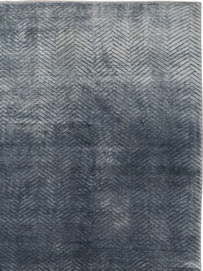 Modern Tibetan Accent Carpet, No.33324 - Staging