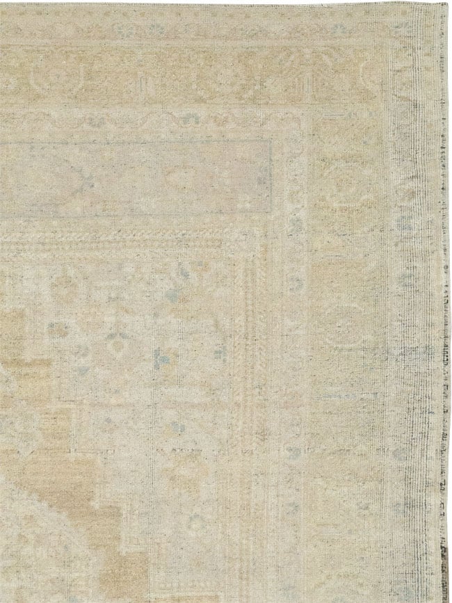 Vintage Turkish Oushak Long and Narrow, No.33329 - Staging
