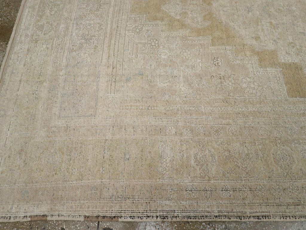 Vintage Turkish Oushak Long and Narrow, No.33329 - Staging