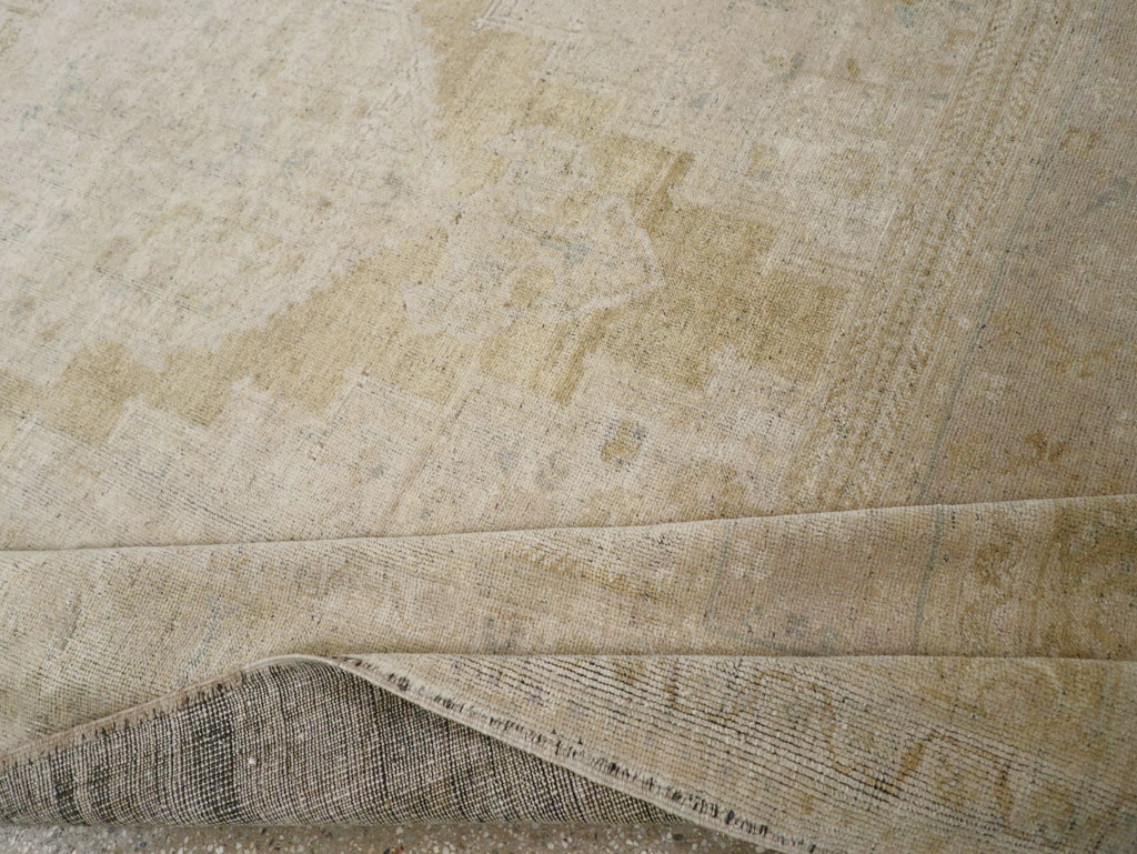 Vintage Turkish Oushak Long and Narrow, No.33329 - Staging