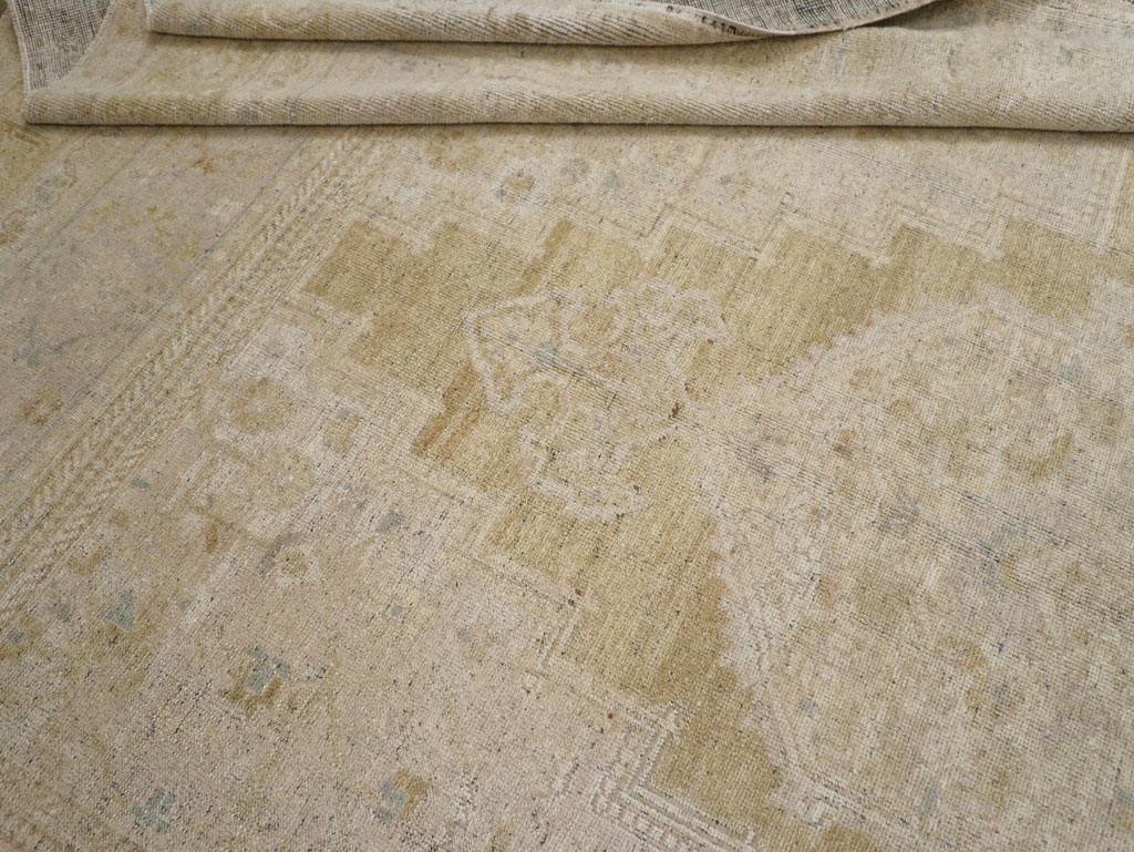 Vintage Turkish Oushak Long and Narrow, No.33329 - Staging