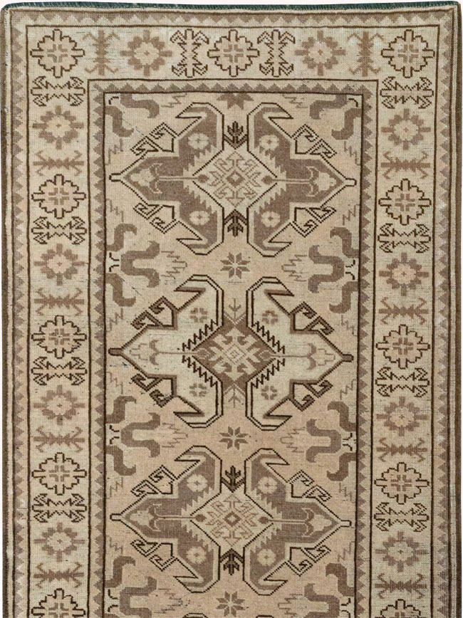 Vintage Turkish Anatolian Long Runner, No.33331 - Staging