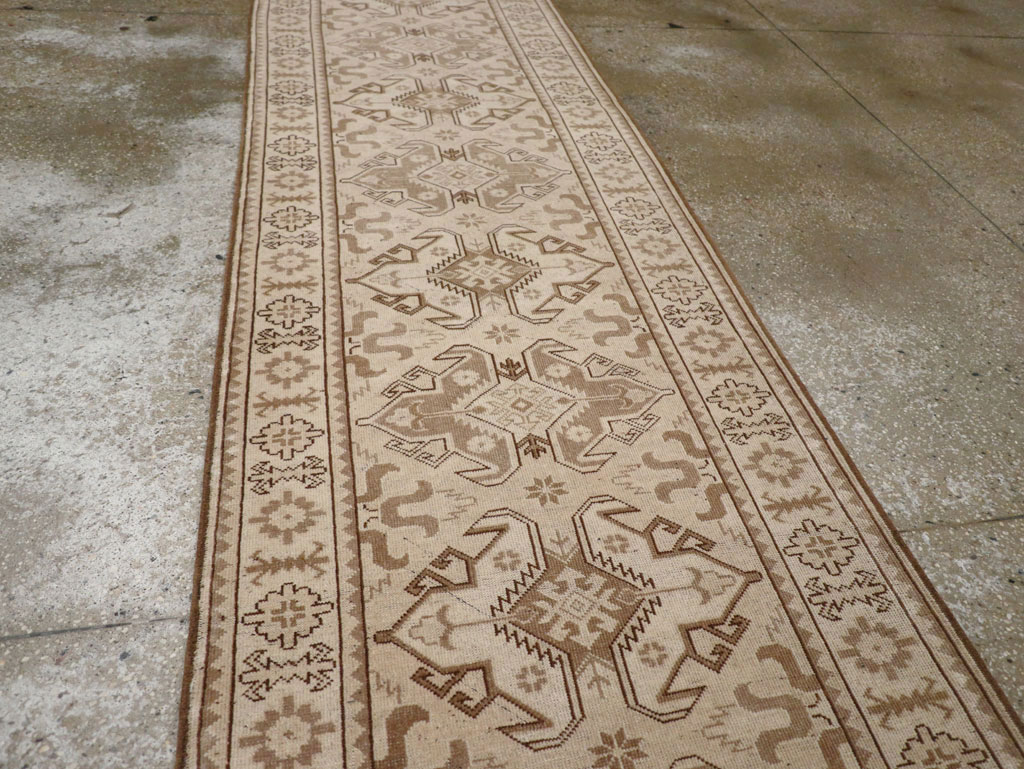 Vintage Turkish Anatolian Long Runner, No.33331 - Staging
