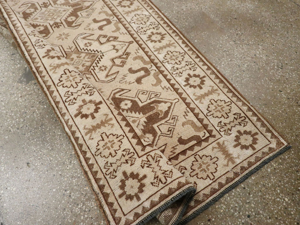 Vintage Turkish Anatolian Long Runner, No.33331 - Staging