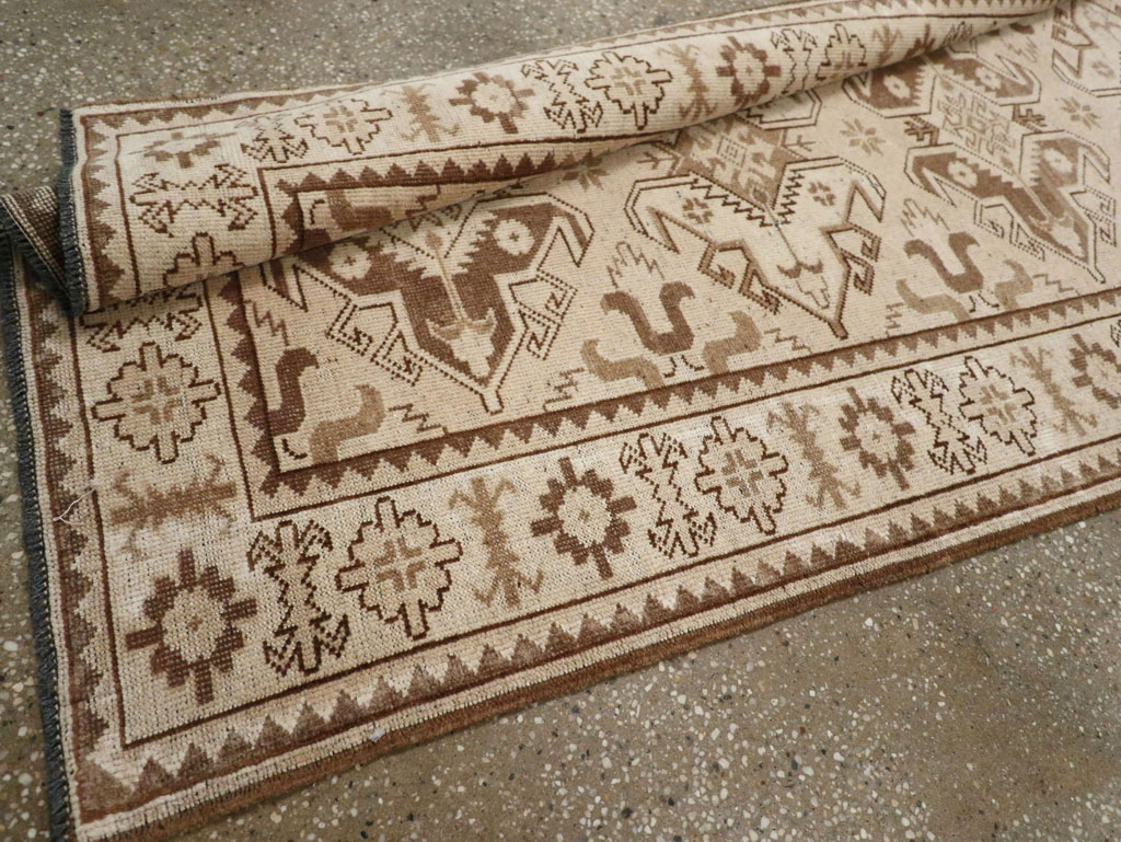 Vintage Turkish Anatolian Long Runner, No.33331 - Staging