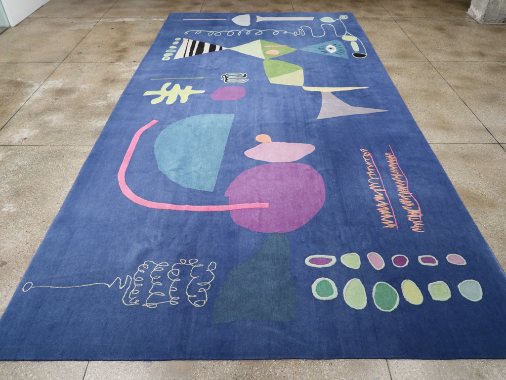 Modern Tibetan Art Deco Gallery Carpet, No.33332 - Staging