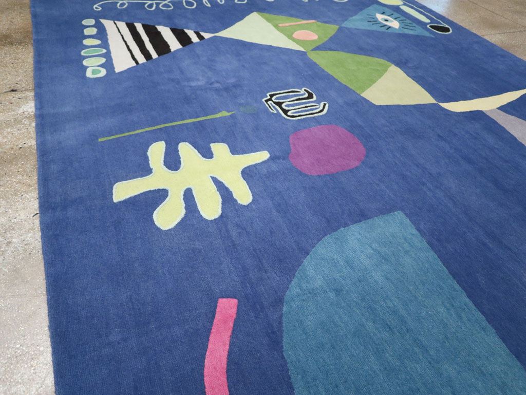 Modern Tibetan Art Deco Gallery Carpet, No.33332 - Staging