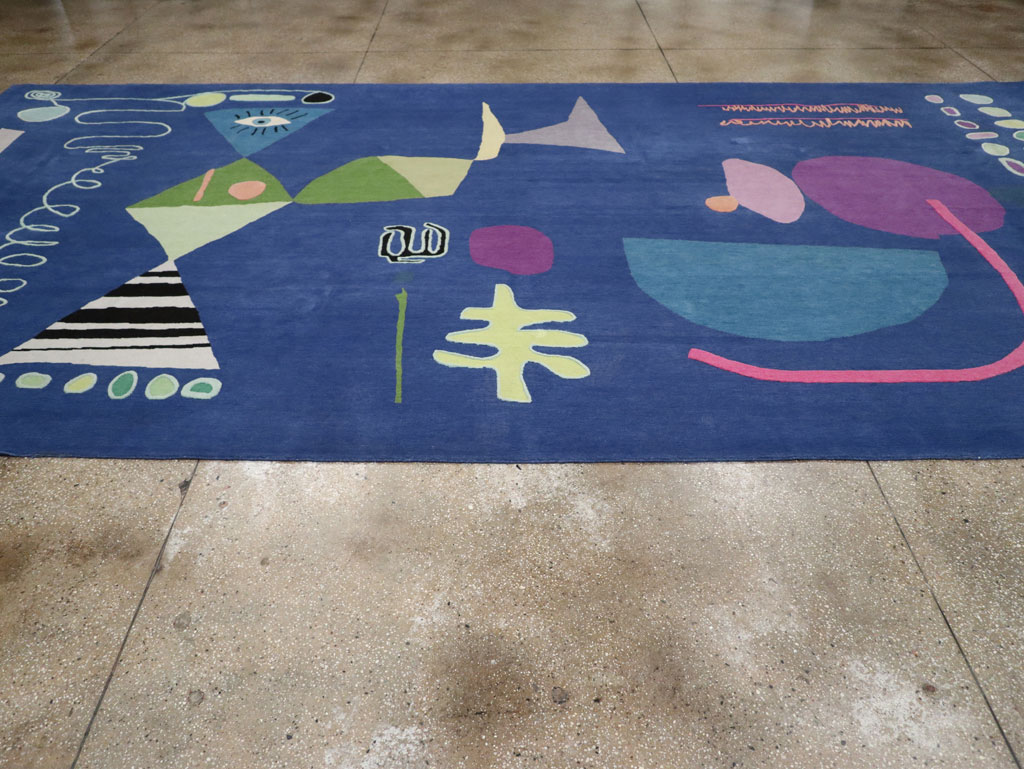 Modern Tibetan Art Deco Gallery Carpet, No.33332 - Staging