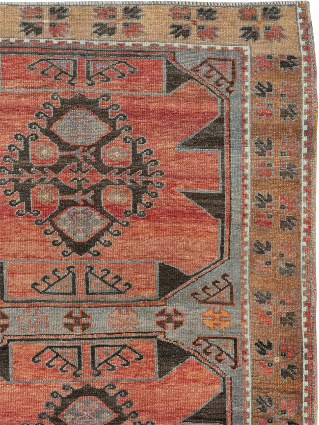 Vintage Turkish Anatolian Long Runner, No.33338 - Staging