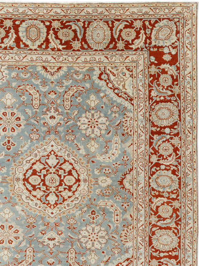 Antique Persian Malayer Room Size Carpet, No.33350 - Staging
