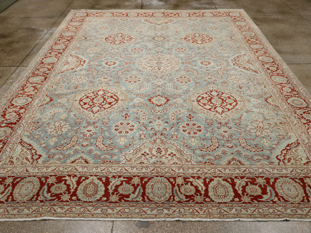 Antique Persian Malayer Room Size Carpet, No.33350 - Staging
