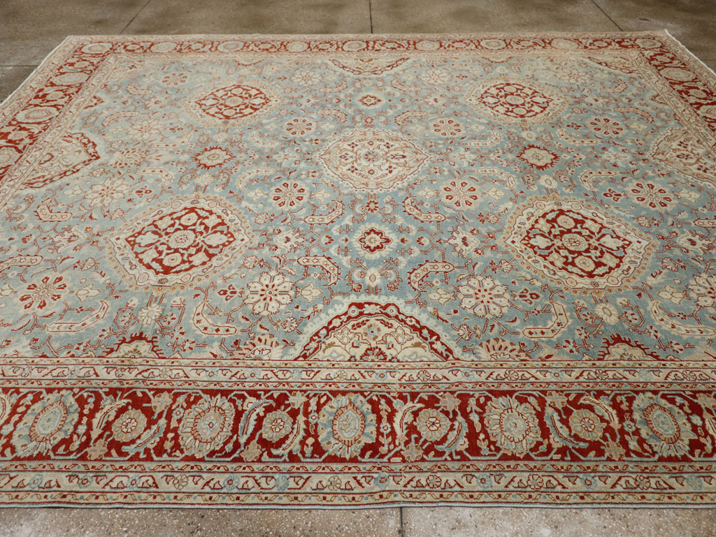 Antique Persian Malayer Room Size Carpet, No.33350 - Staging