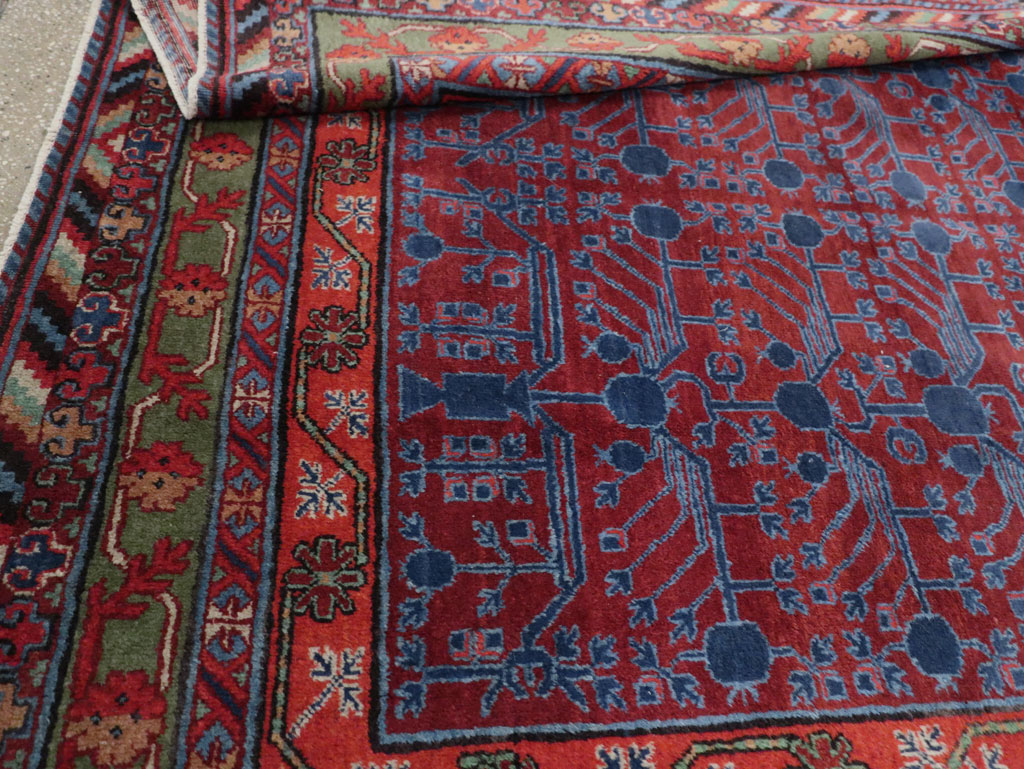 Antique East Turkestan Khotan Accent Rug, No.33356 - Staging