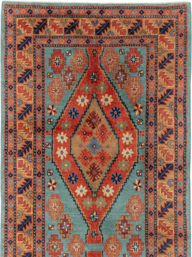 Antique East Turkestan Khotan Long Runner, No.33357 - Staging