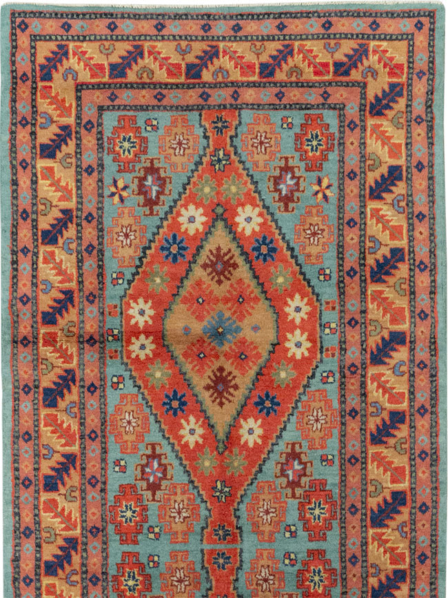 Antique East Turkestan Khotan Long Runner, No.33357 - Staging