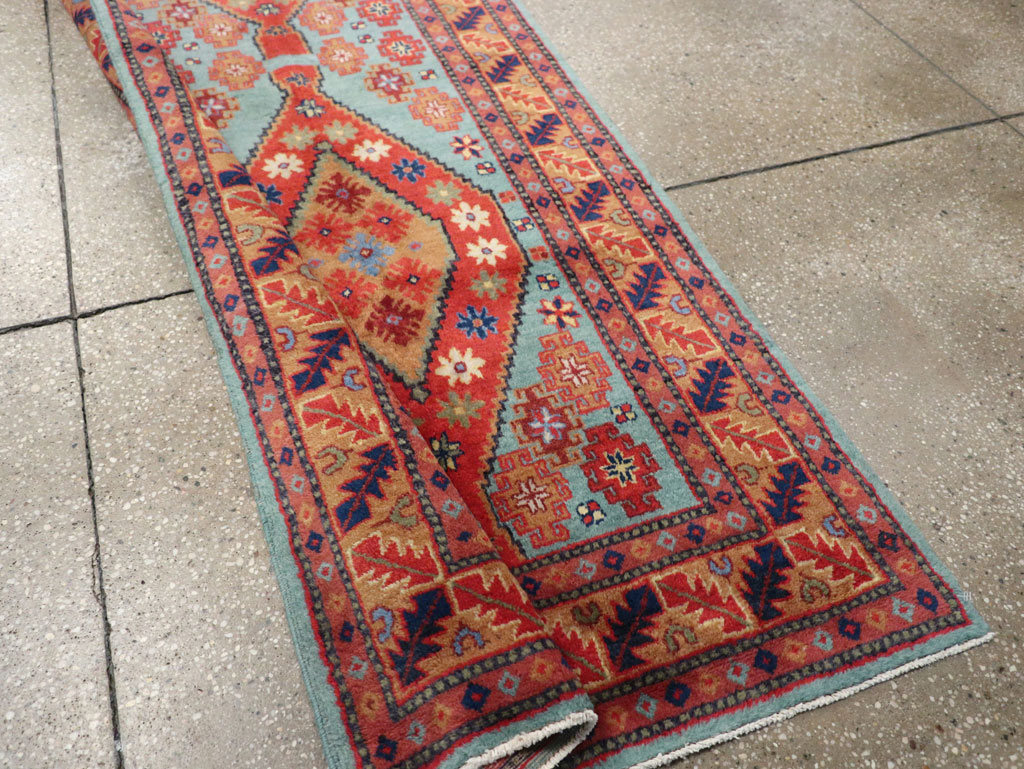 Antique East Turkestan Khotan Long Runner, No.33357 - Staging