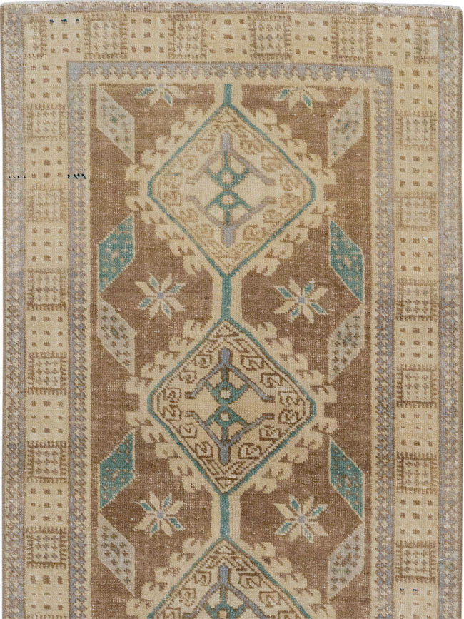 Vintage Persian Serab Runner, No.33358 - Staging