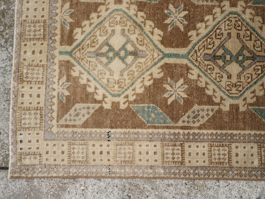 Vintage Persian Serab Runner, No.33358 - Staging
