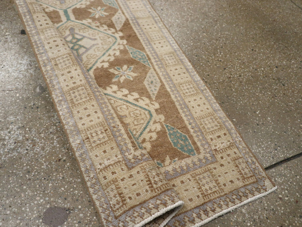 Vintage Persian Serab Runner, No.33358 - Staging