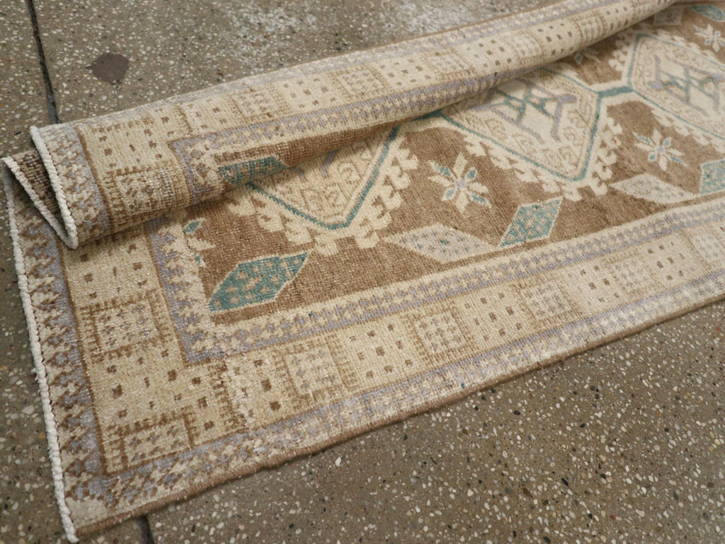 Vintage Persian Serab Runner, No.33358 - Staging