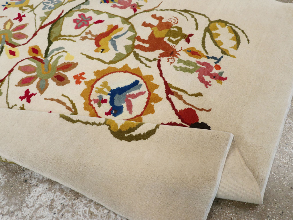 Mid-20th Century Art Deco Carpet By Olga Fisch, No.33367 - Staging