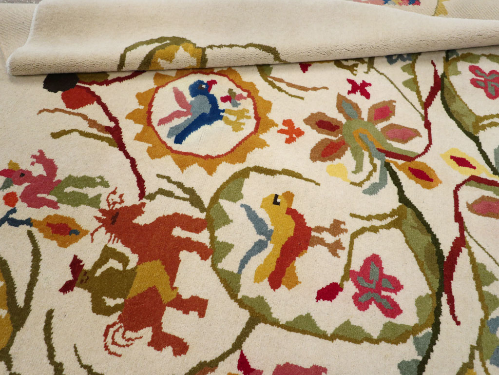 Mid-20th Century Art Deco Carpet By Olga Fisch, No.33367 - Staging