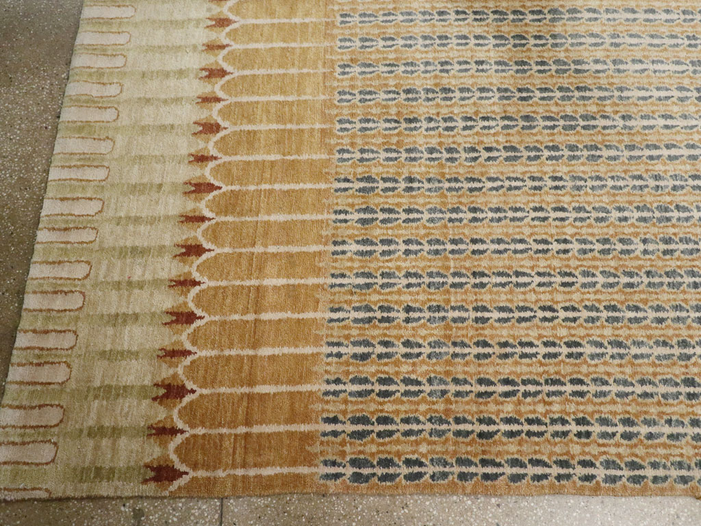 Modern Tibetan Long and Narrow Carpet, No.33382 - Staging
