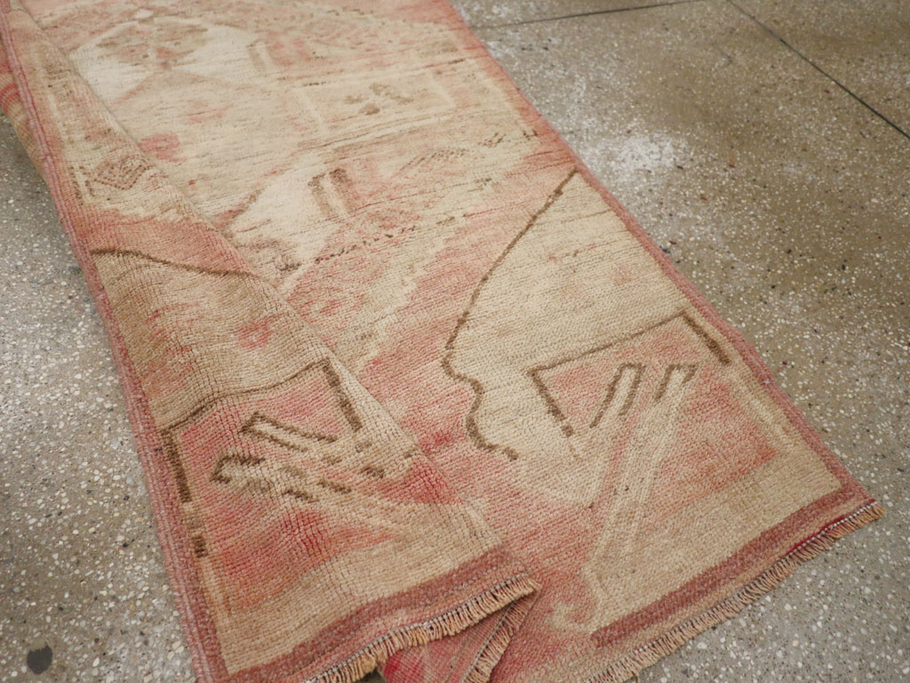 Vintage Turkish Anatolian Runner, No.33384 - Staging