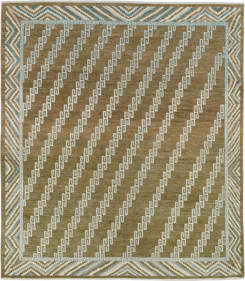 Modern East Turkestan Khotan Large Room Size Carpet, No.33390 - Staging