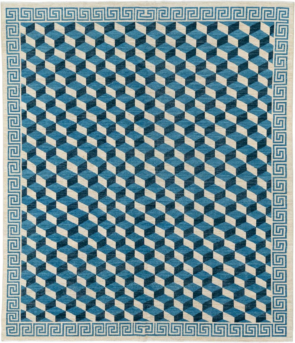 Modern East Turkestan Khotan Room Size Carpet, No.33392 - Staging