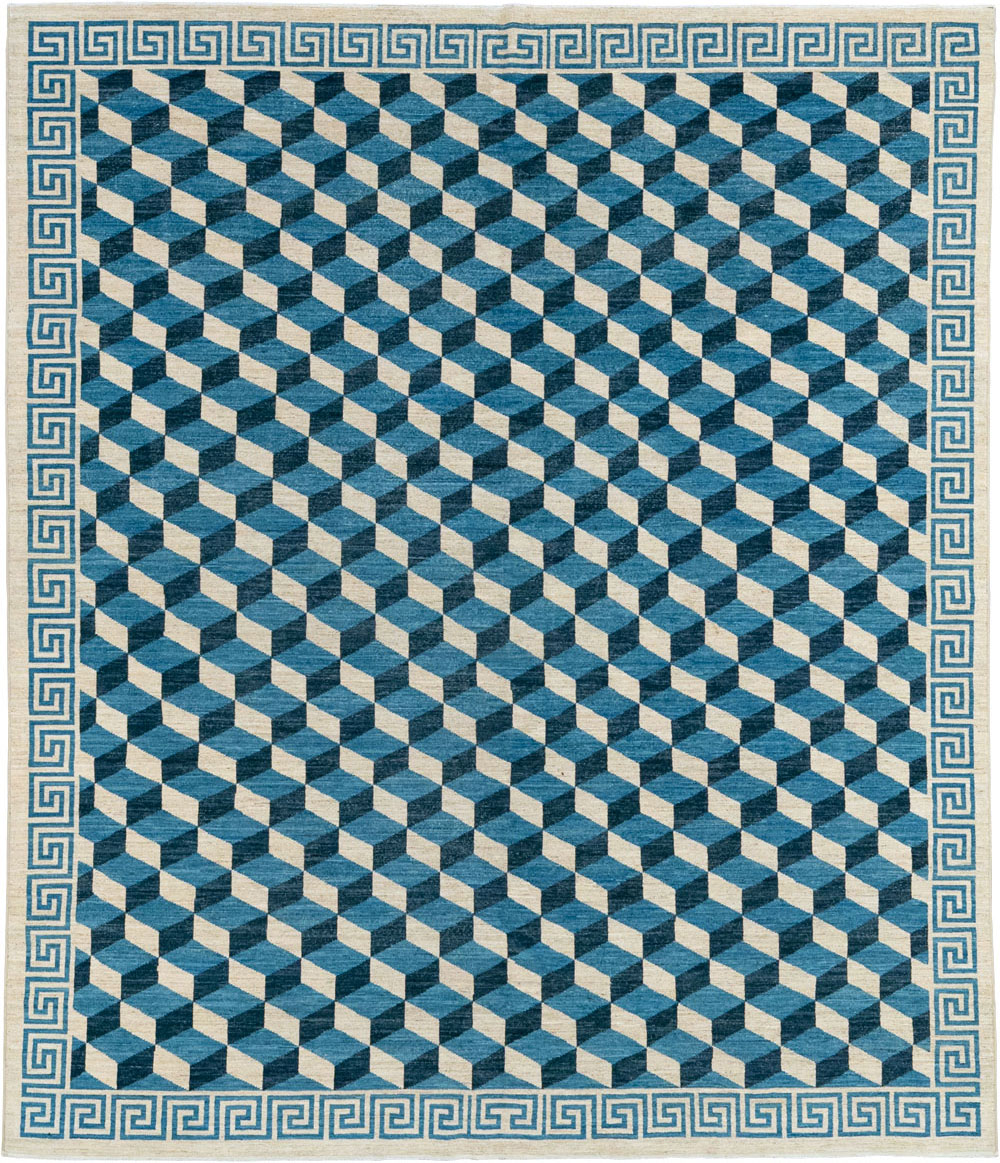 Modern East Turkestan Khotan Room Size Carpet, No.33392 - Staging