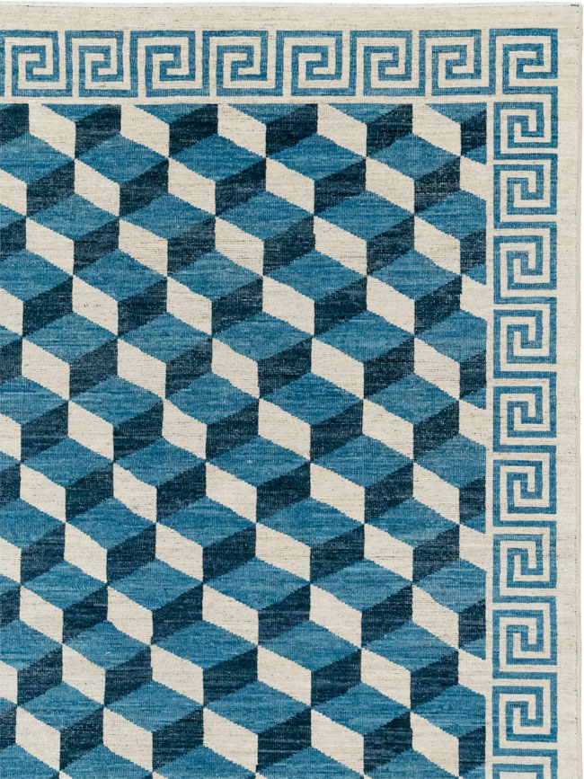 Modern East Turkestan Khotan Room Size Carpet, No.33392 - Staging