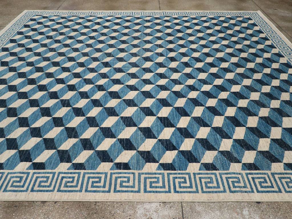 Modern East Turkestan Khotan Room Size Carpet, No.33392 - Staging