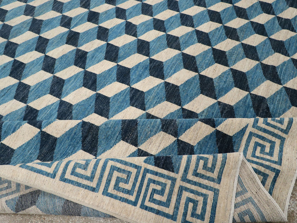 Modern East Turkestan Khotan Room Size Carpet, No.33392 - Staging